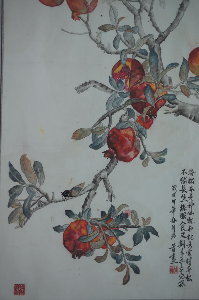 我院2010级学生举办中国画作品展